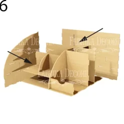 Set organizador de escritorio con cajones en DM