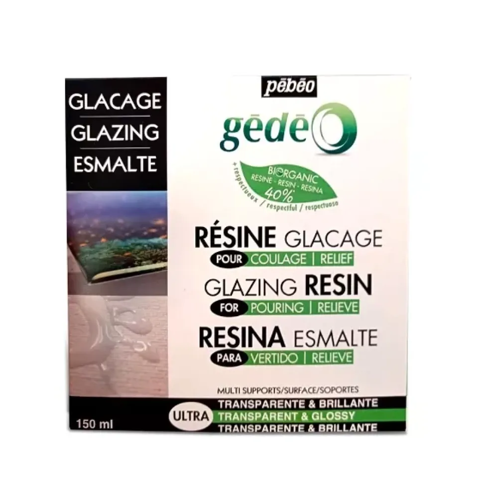 Set resina epóxica esmaltada bio Gedeo Pebeo 150ml