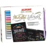 Set Rotuladores Doble Punta Metallic Lettering Color Experience Alpino
