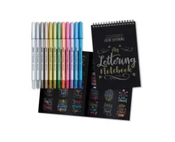 Set Rotuladores Doble Punta Metallic Lettering Color Experience Alpino