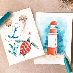 Set rotuladores Watercoloring Seaside Tombow