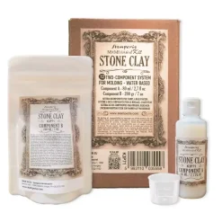 Set Stone Clay Stamperia 80ml + 200g