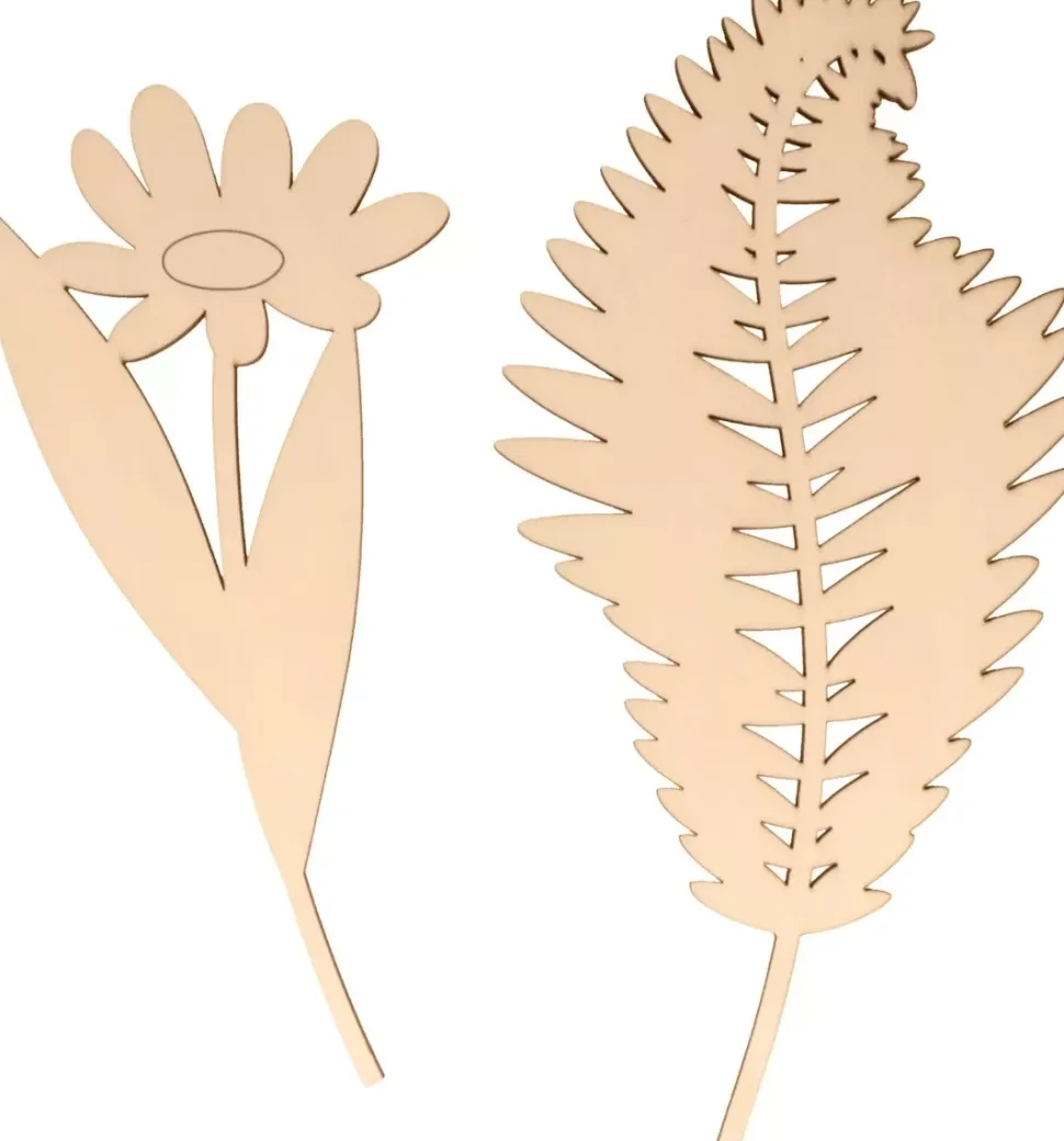 Set Teléfono y Flores de Madera Life is Simple Artemio