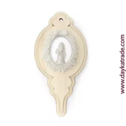 Silueta de Madera Bola Turca Papá Noel Dayka