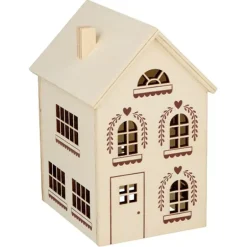 Silueta de Madera Casa Home for Christmas Artemio