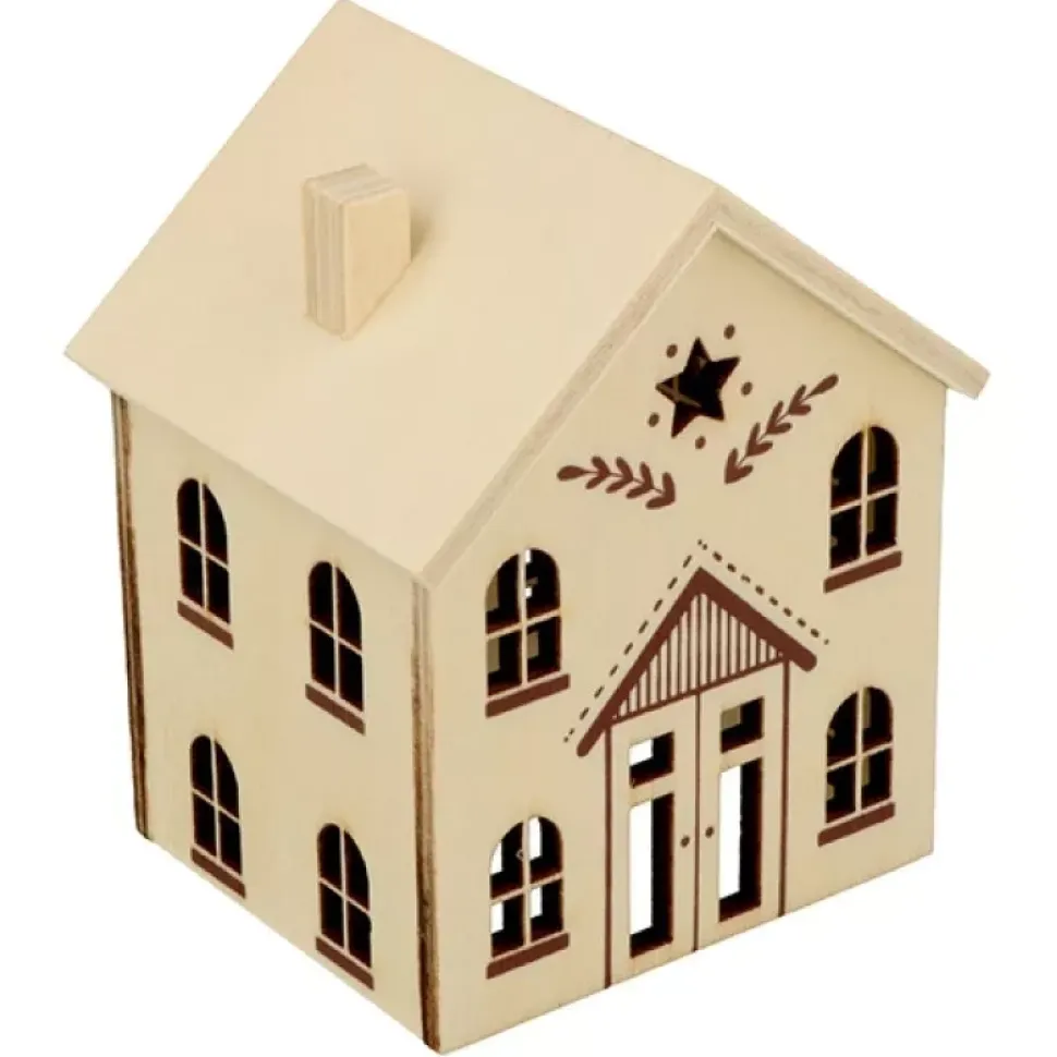 Silueta de Madera Casa Home for Christmas Artemio