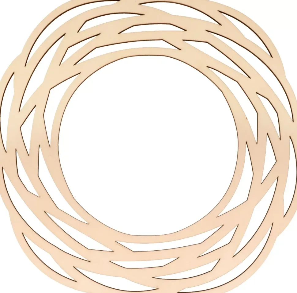 Silueta de Madera Corona Entrelazada Artemio