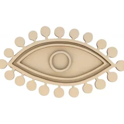 Silueta de madera Ojo Boho Artemio
