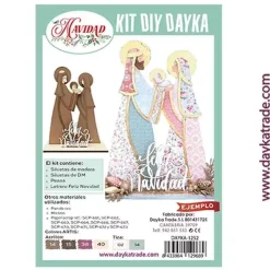 Silueta DM Nacimiento con peana Dayka