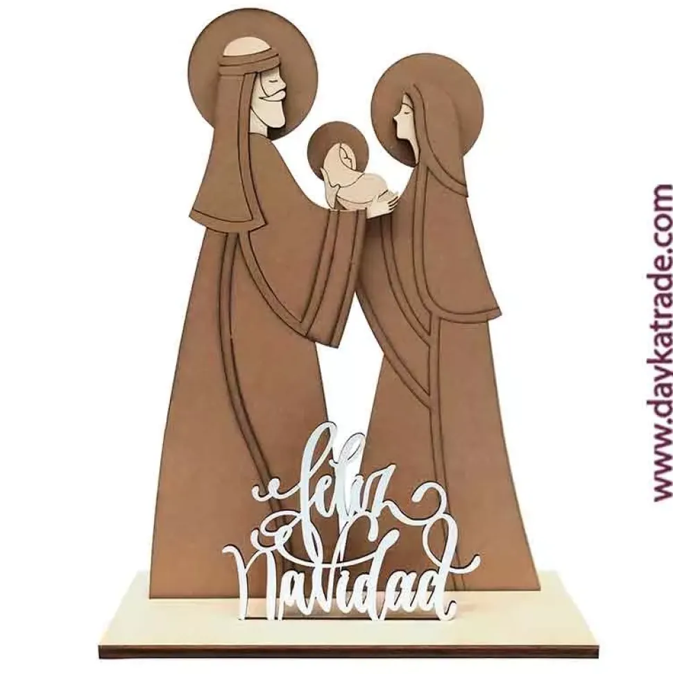 Silueta DM Nacimiento con peana Dayka