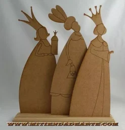 Silueta en DM - NVD010 Juego 3 reinas Magas