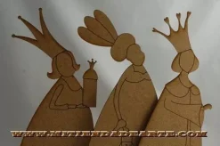 Silueta en DM - NVD010 Juego 3 reinas Magas