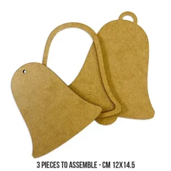 Silueta MDF Crafty Shapes Campana All You Need For Christmas Stamperia