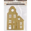 Silueta MDF Crafty Shapes Casas All You Need For Christmas Stamperia