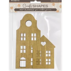 Silueta MDF Crafty Shapes Casas All You Need For Christmas Stamperia