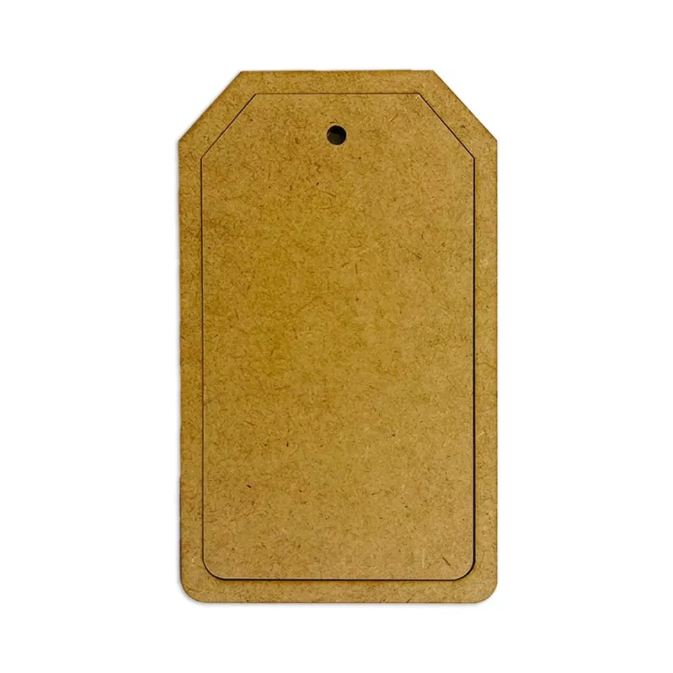 Silueta MDF Crafty Shapes Etiqueta rectangular All You Need For Christmas Stamperia