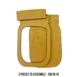 Silueta MDF Crafty Shapes Tarro All You Need For Christmas Stamperia