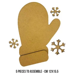 Silueta MDF Crafty Shapes Guante All You Need For Christmas Stamperia