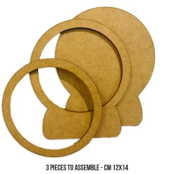 Silueta MDF Crafty Shapes Bola de nieve All You Need For Christmas Stamperia