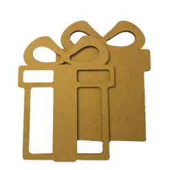 Silueta MDF Crafty Shapes Regalo Romantic Candy Christmas Stamperia