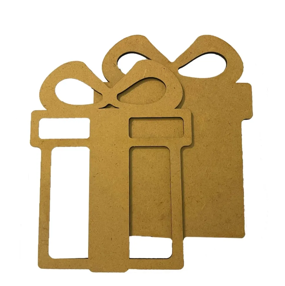 Silueta MDF Crafty Shapes Regalo Romantic Candy Christmas Stamperia