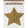 Silueta MDF Crafty Shapes Estrellas The Owl's House Stamperia