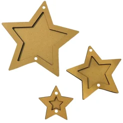 Silueta MDF Crafty Shapes Estrellas The Owl's House Stamperia