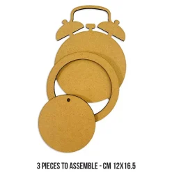 Silueta MDF Reloj All You Need For Christmas Stamperia