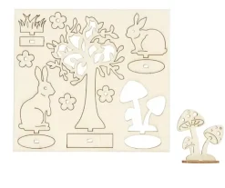 Siluetas de Madera Conejos Creativ Company