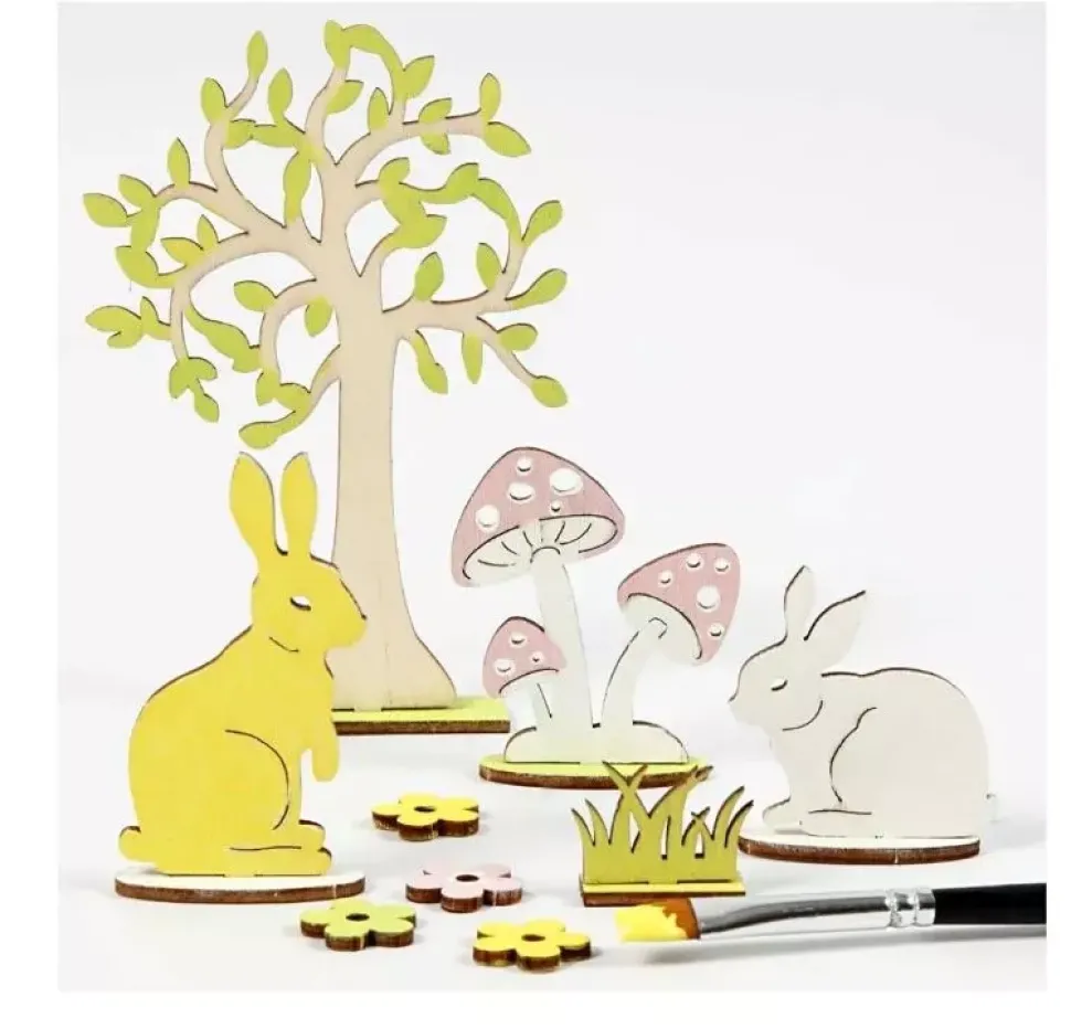 Siluetas de Madera Conejos Creativ Company
