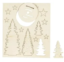 Siluetas de Madera Árboles de Navidad Creativ Company