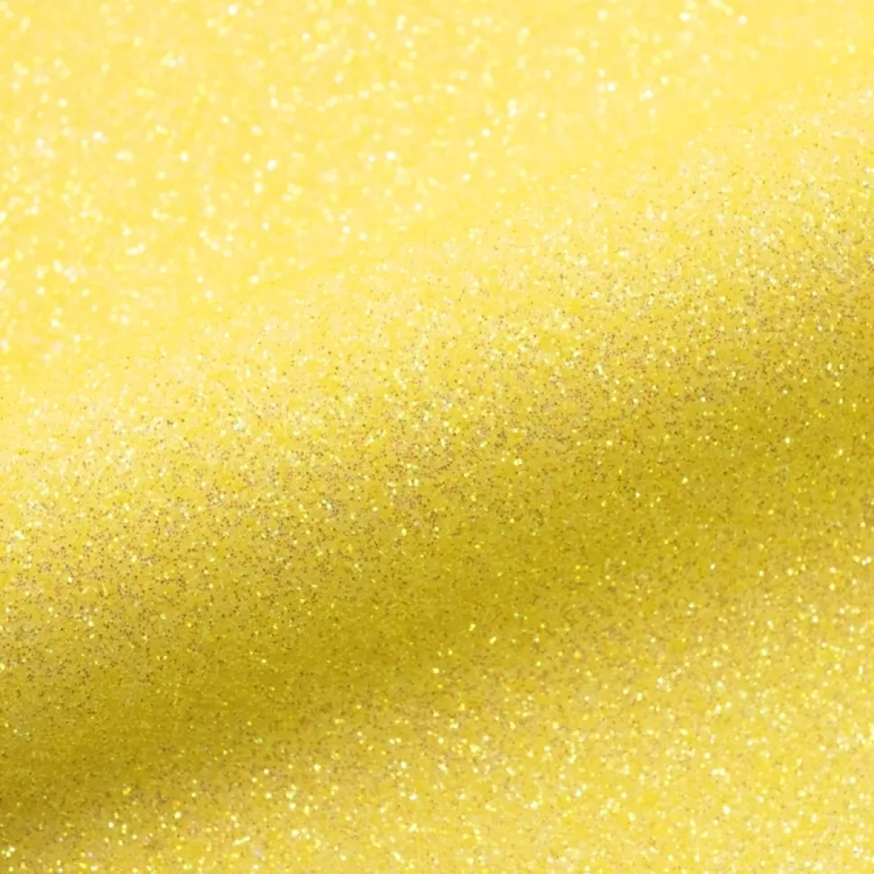 Siser Vinilo Termotransferible Glitter Lemon Sugar 30x50cm