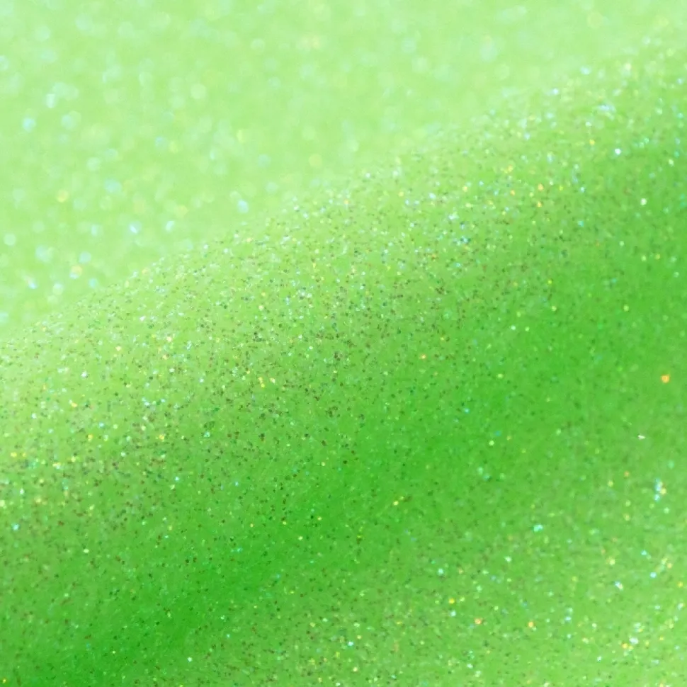 Siser Vinilo Termotransferible Glitter Neon Green 30x50cm