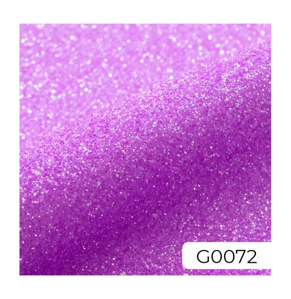 Siser Vinilo Termotransferible Glitter Neon Purple 30x50cm
