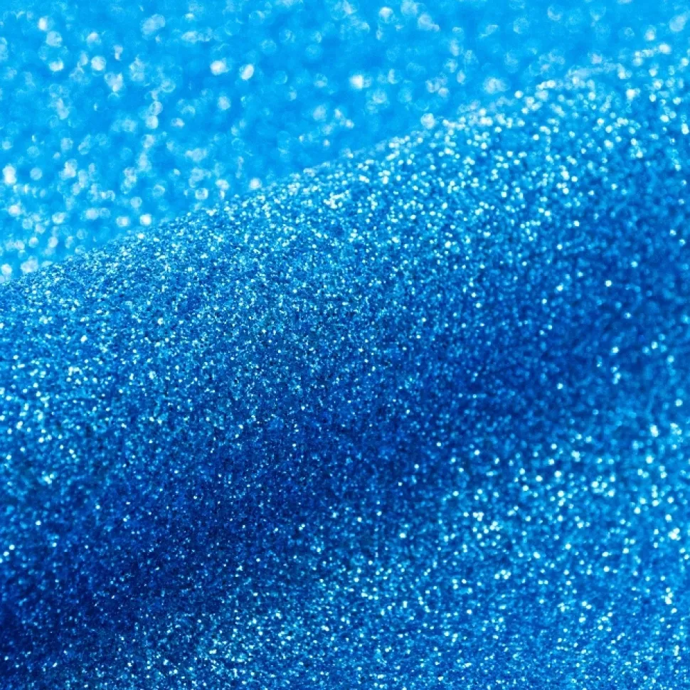 Siser Vinilo Termotransferible Glitter Aqua 30x50cm