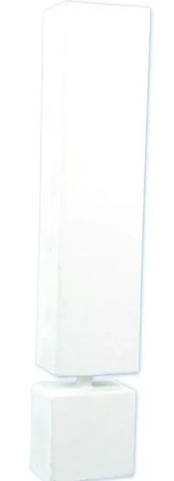 Símbolo Exclamación de cartón endurecido blanco