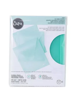 Sobres de Plástico Para Sellos y Troqueles Mint Julep Sizzix