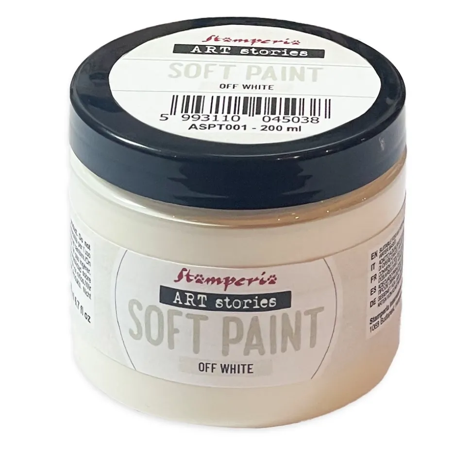 Soft Paint Off White Art Stories Stamperia 200ml