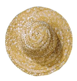 Sombrero de paja 11 cm de diámetro