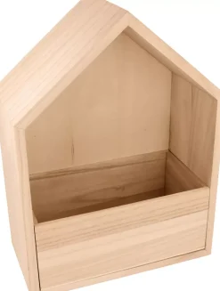 Soporte de Madera para Plantas Casita Artemio