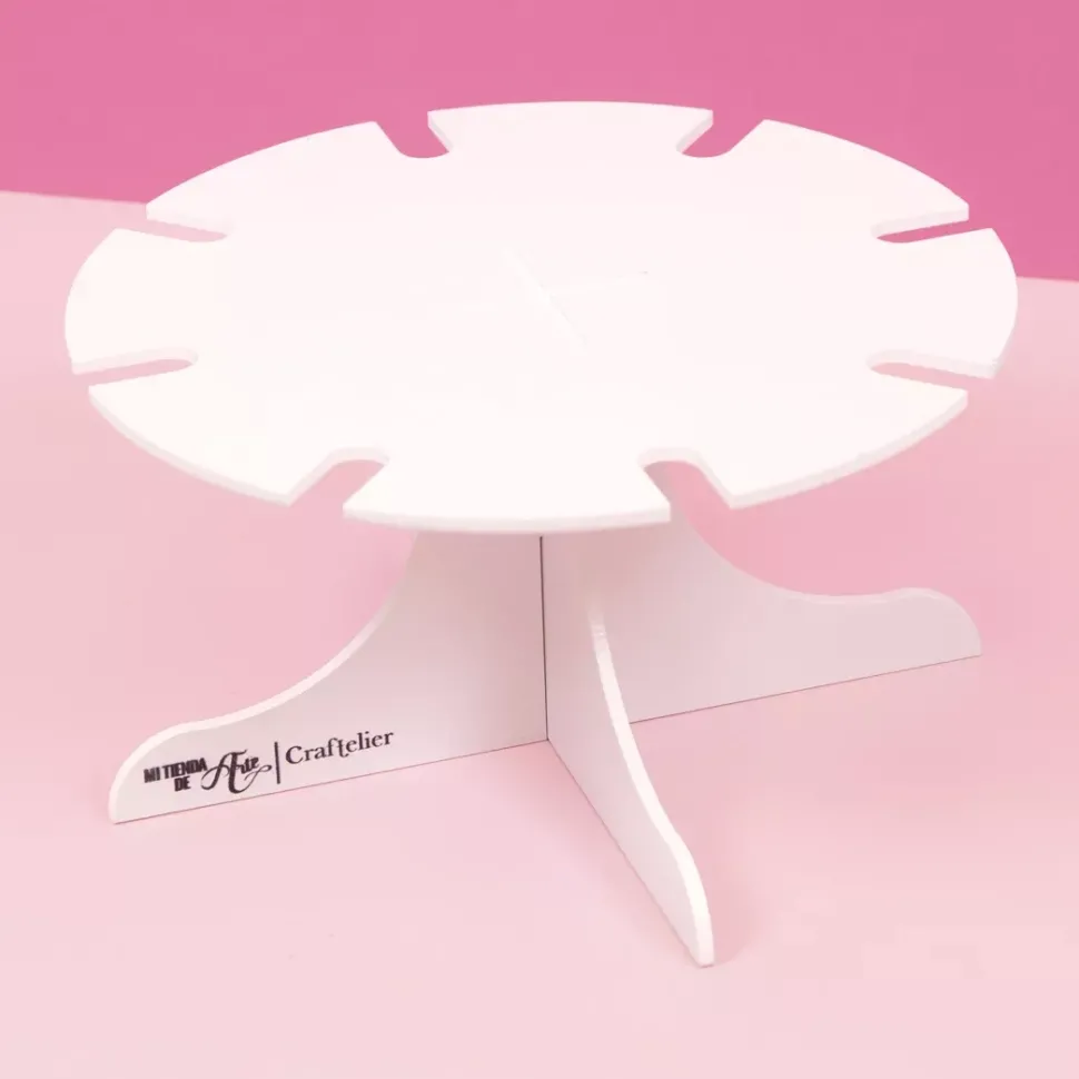Soporte Para Aplicadores de Tinta Blanco Craftelier