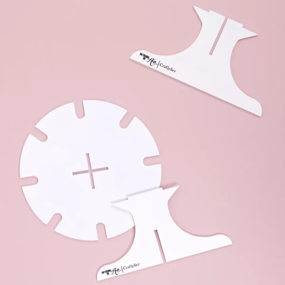 Soporte Para Aplicadores de Tinta Blanco Craftelier