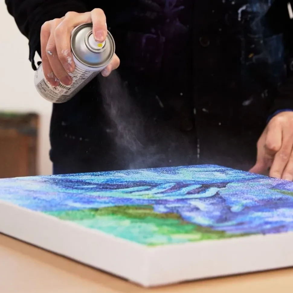 Spray aerosol barniz acrílico profesional Liquitex 400ml