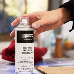 Spray aerosol barniz acrílico profesional Liquitex 400ml
