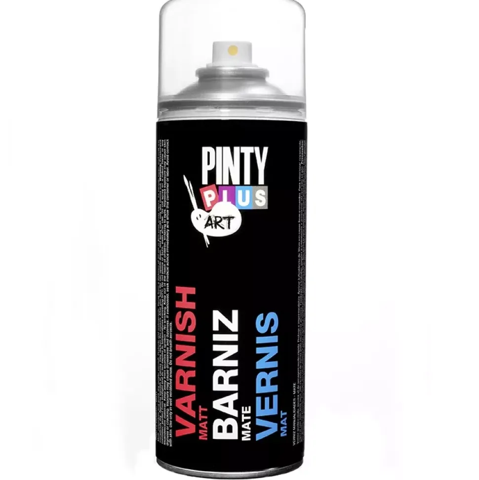 Spray Aerosol Barniz mate para manualidades Pinty Plus
