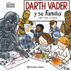 Star Wars Darth Vader y su familia Libro para colorear