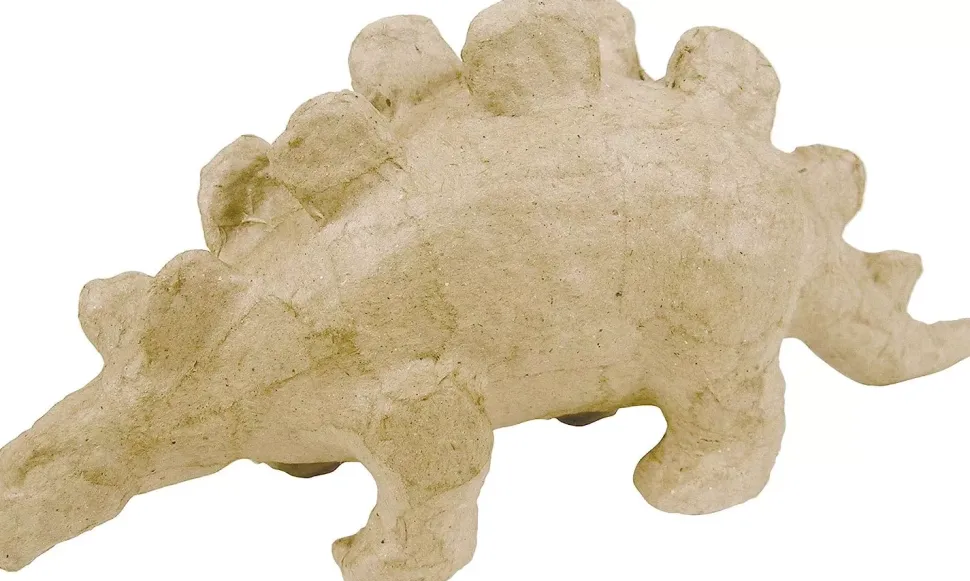 Stegosaurus de papel maché Décopatch