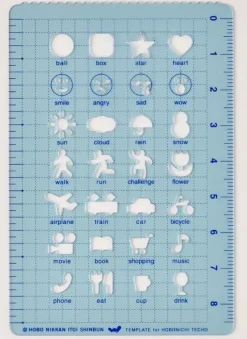Stencil Activities Hobonichi Techo