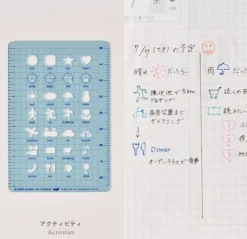 Stencil Activities Hobonichi Techo