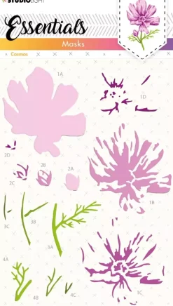 Stencil Cosmos Essentials Studio Light 15x21cm